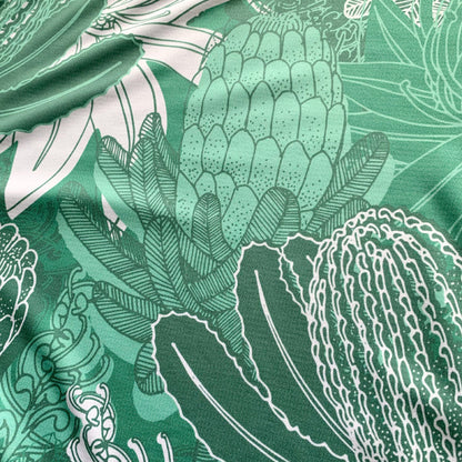 The Trail Co. Run Singlet | Green Bloom | Womens
