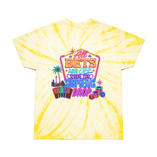 Tie-Dye Tee — "All Bets Are Off" Crime Con 26'