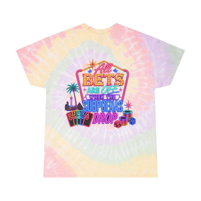 Tie-Dye Tee — "All Bets Are Off" Crime Con 26'