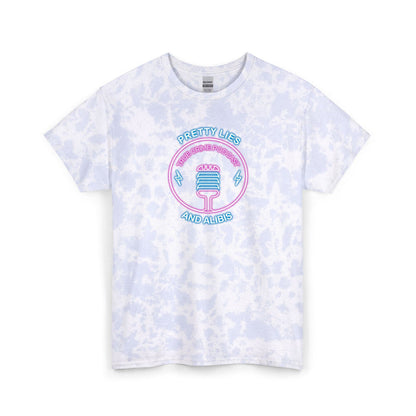 Tie Dye Tee — "Pretty Lies and Alibis" Crime Con 26' Vegas (Design 2)