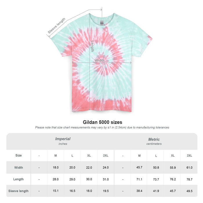 Tie Dye Tee — "Pretty Lies and Alibis" Crime Con 26' Vegas (Design 2)