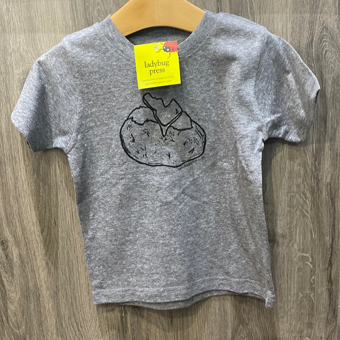 Toddler Idaho Spud T-Shirt, Eco Friendly Water based inks, Toddler Sizes
