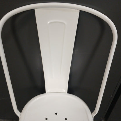 Tolix-Style Metal Café Chair
