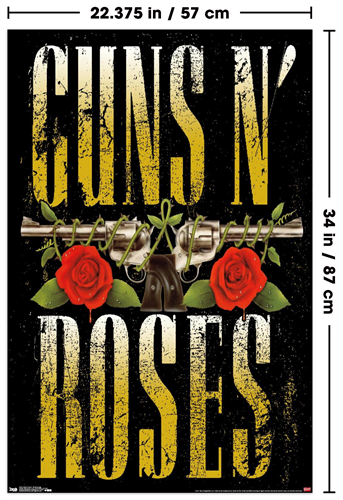 Trends International Guns N' Roses - Stacked Logo Poster