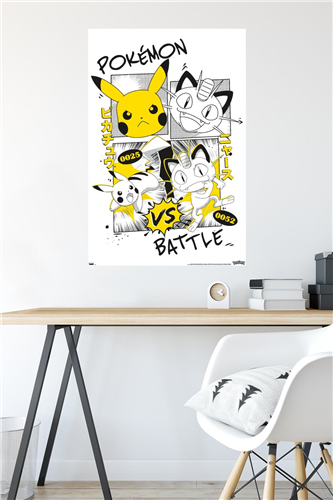 Trends International Pokemon - Battle Anime Wall Poster