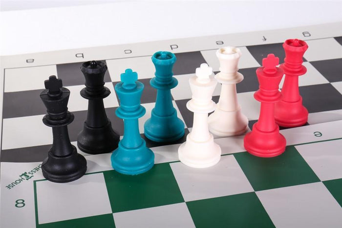 Two Multi-Color Silicone Chess Set Combos - Chess Set - Chess-House