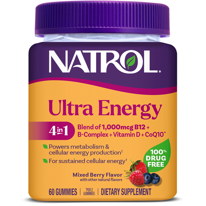 Ultra Energy 4-in-1 Gummies, 60ct
