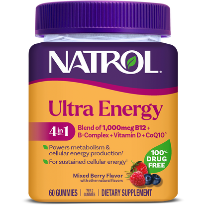 Ultra Energy 4-in-1 Gummies, 60ct
