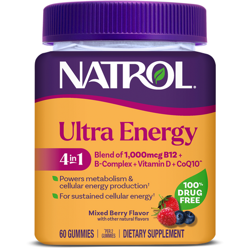 Ultra Energy 4-in-1 Gummies, 60ct