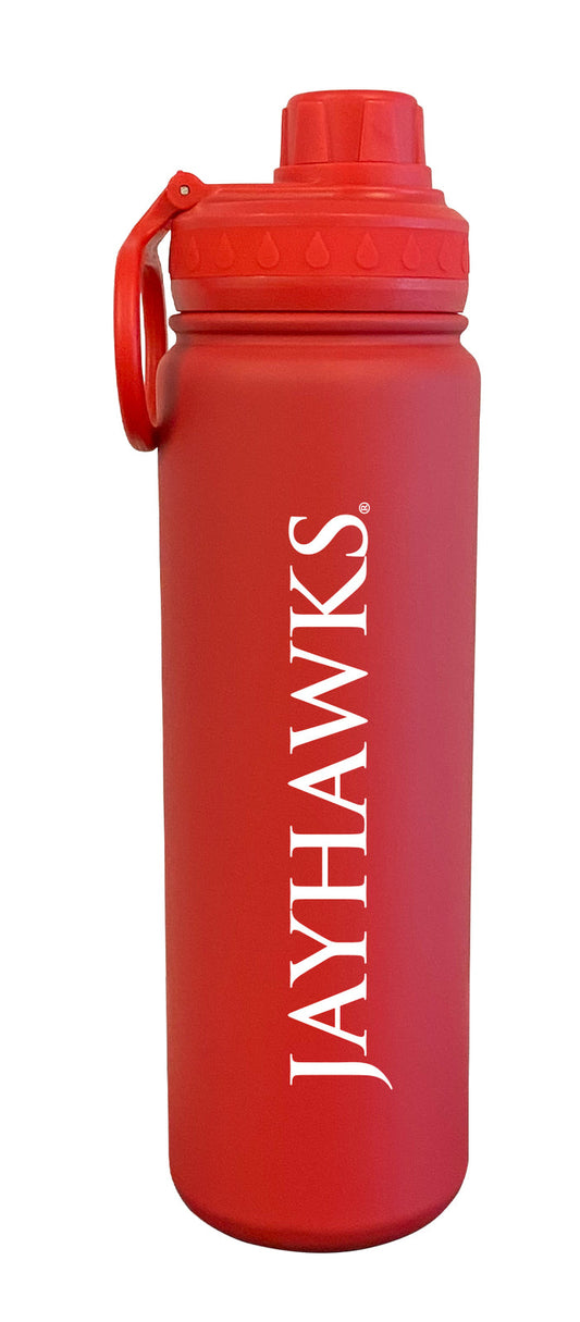 University of Kansas 24oz. Stainless Steel Bottle - Mascot Wordmark