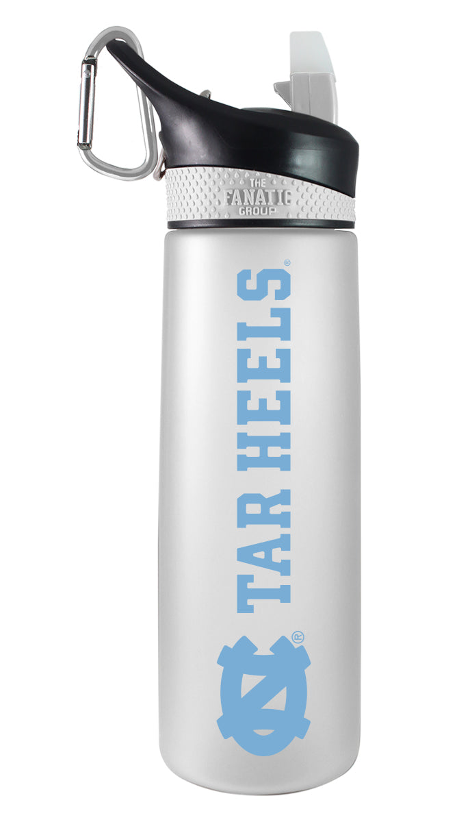 University of North Carolina 24oz. Frosted Sport Bottle - Primary Logo & Mascot Wordmark