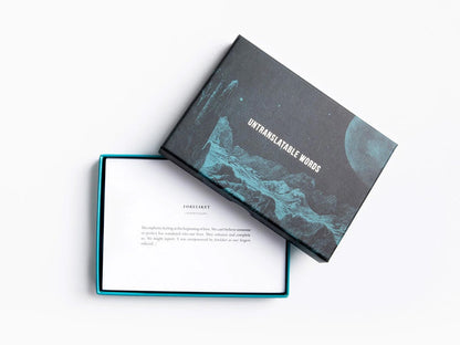 Untranslatable Words Card Set