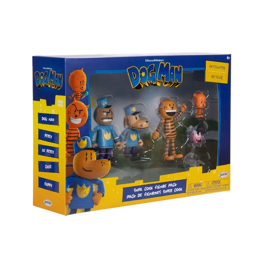 UPD Inc. Dog Man Action Figure Multipack Set