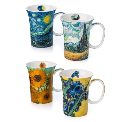 Van Gogh Set of 4 Mugs