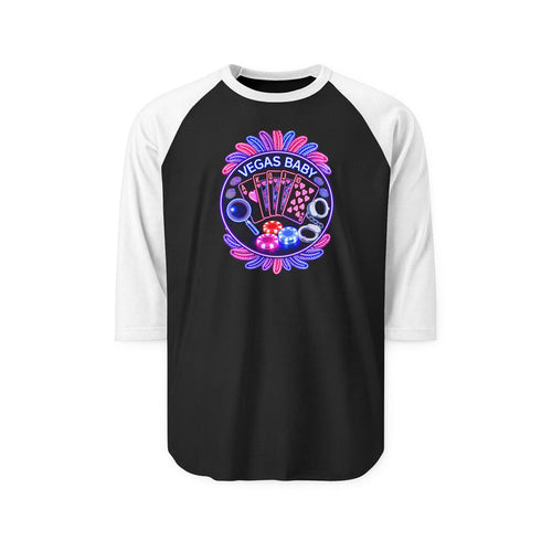 Vegas Baby Raglan Shirt - Crime Con 26'