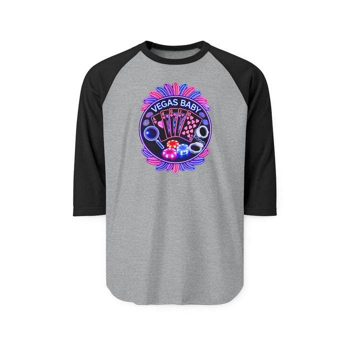 Vegas Baby Raglan Shirt - Crime Con 26'