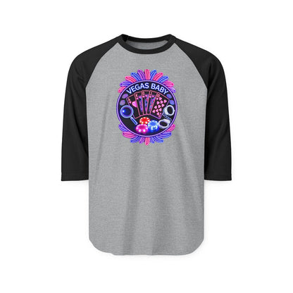 Vegas Baby Raglan Shirt - Crime Con 26'