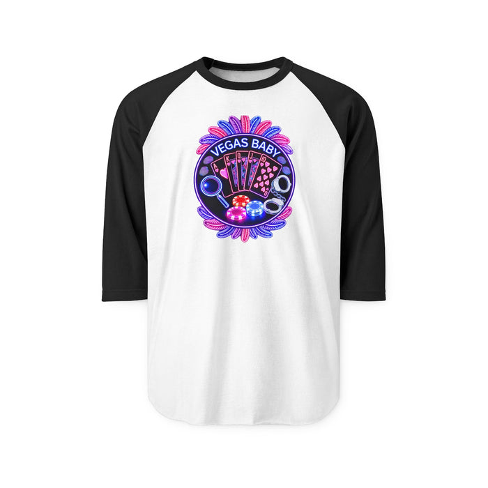 Vegas Baby Raglan Shirt - Crime Con 26'
