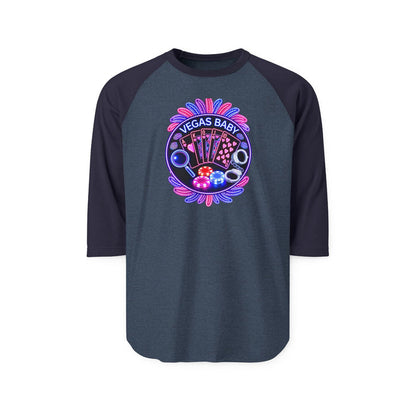 Vegas Baby Raglan Shirt - Crime Con 26'