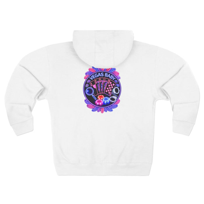 Vegas Baby Zip Hoodie — Crime Con 26'