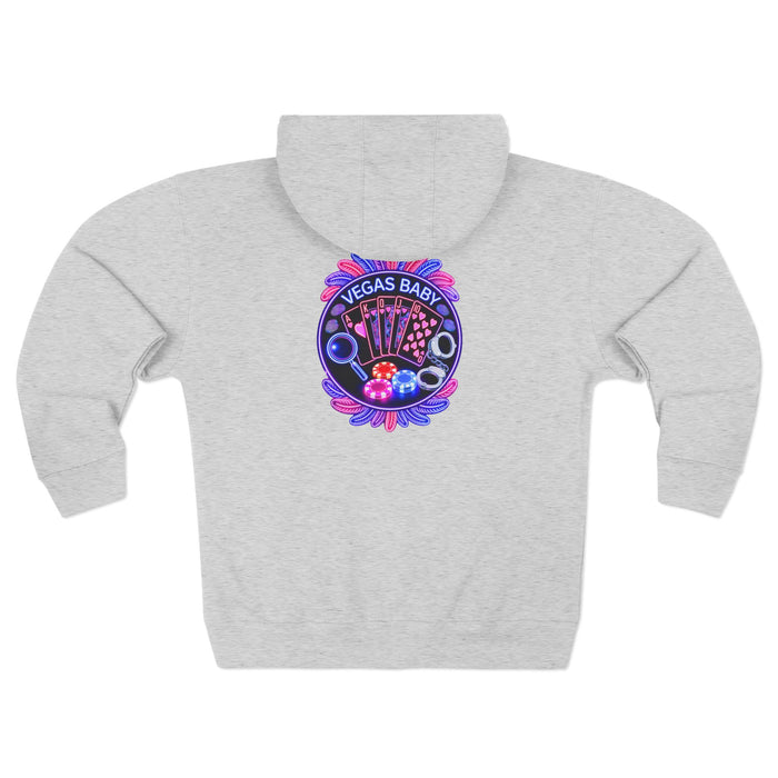 Vegas Baby Zip Hoodie — Crime Con 26'