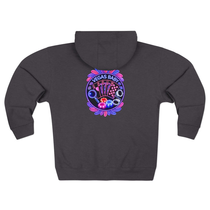Vegas Baby Zip Hoodie — Crime Con 26'