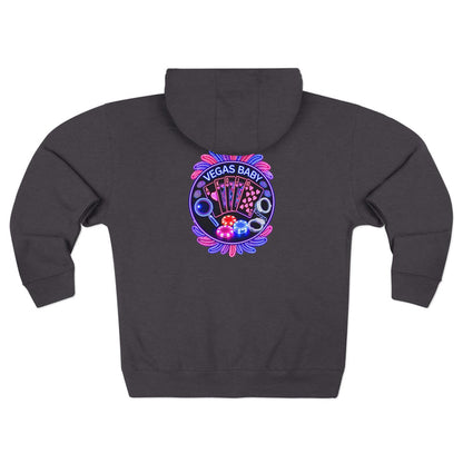 Vegas Baby Zip Hoodie — Crime Con 26'