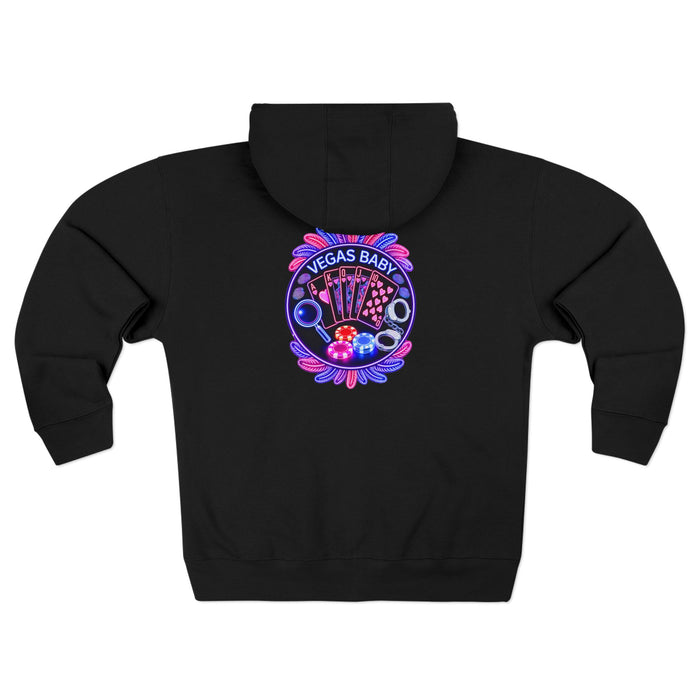 Vegas Baby Zip Hoodie — Crime Con 26'