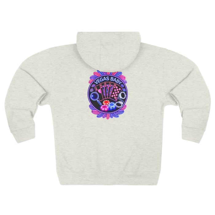 Vegas Baby Zip Hoodie — Crime Con 26'