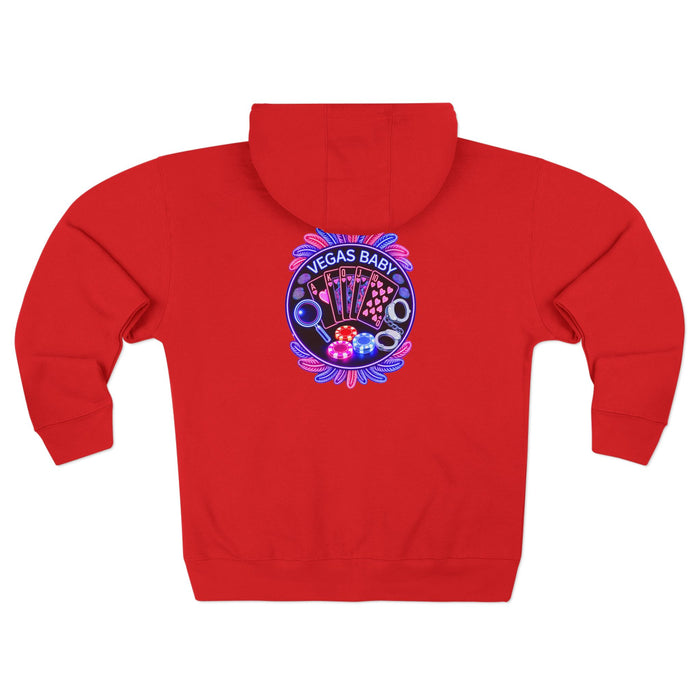 Vegas Baby Zip Hoodie — Crime Con 26'