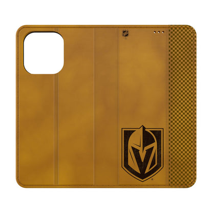 Vegas Golden Knights Burn Folio Phone Case for Apple iPhone - Vegas Team Store