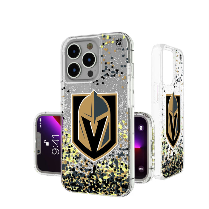 Vegas Golden Knights Confetti Glitter Phone Case - Vegas Team Store