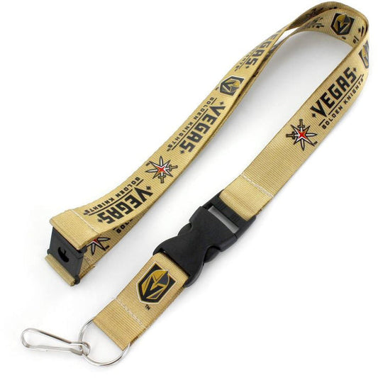 Vegas Golden Knights Gold Team Lanyard - Vegas Team Store