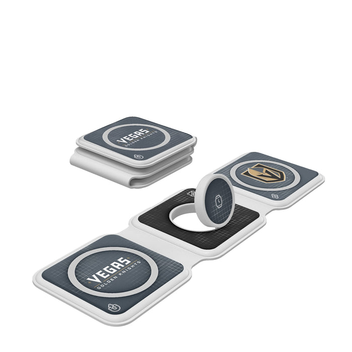 Vegas Golden Knights Hatch Foldable 3 in 1 Charger - Vegas Team Store