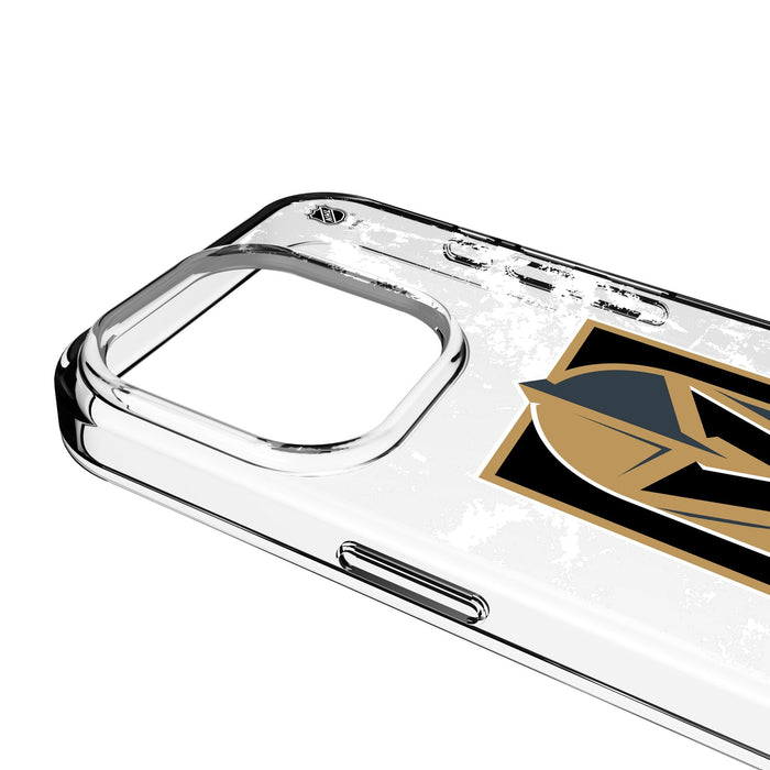 Vegas Golden Knights Ice Stripe Clear Phone Case for Apple iPhone - Vegas Team Store