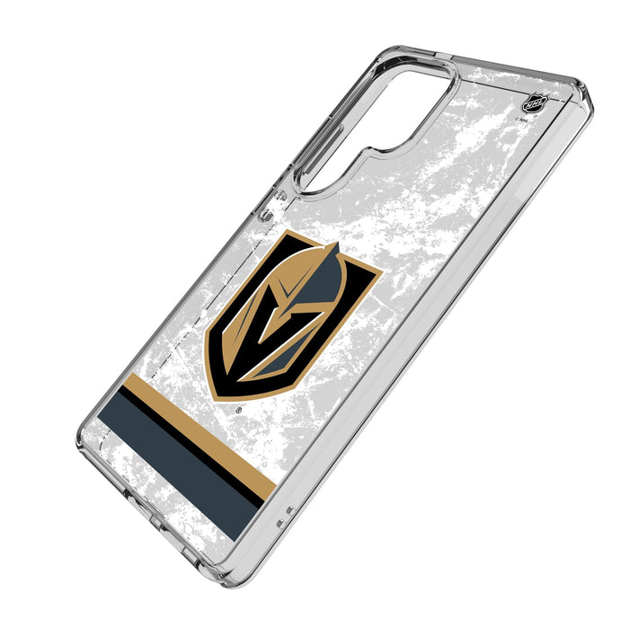 Vegas Golden Knights Ice Stripe Clear Phone Case for Samsung Galaxy - Vegas Team Store