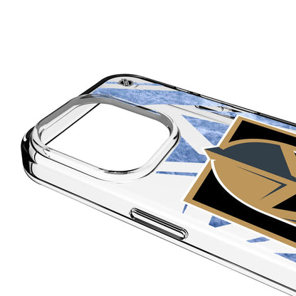 Vegas Golden Knights Ice Tilt Clear Phone Case for Apple iPhone - Vegas Team Store