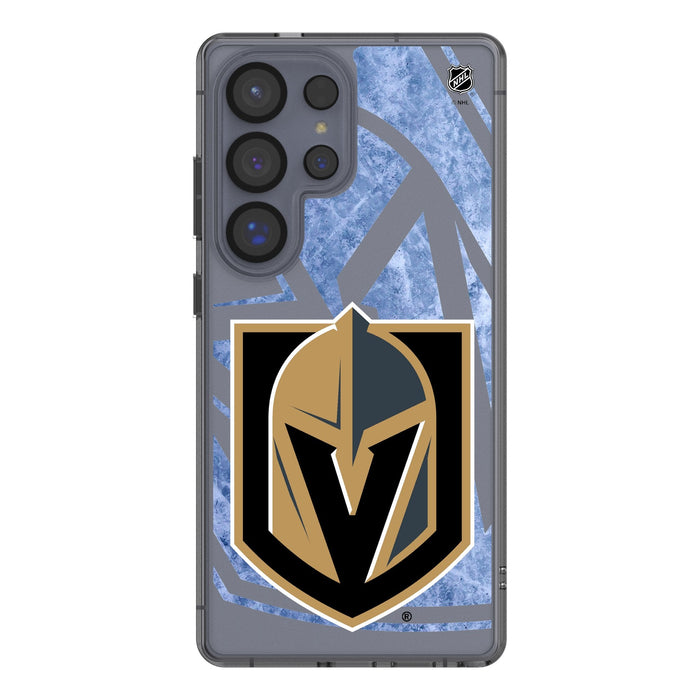 Vegas Golden Knights Ice Tilt Clear Phone Case for Samsung Galaxy - Vegas Team Store