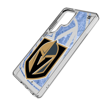 Vegas Golden Knights Ice Tilt Clear Phone Case for Samsung Galaxy - Vegas Team Store