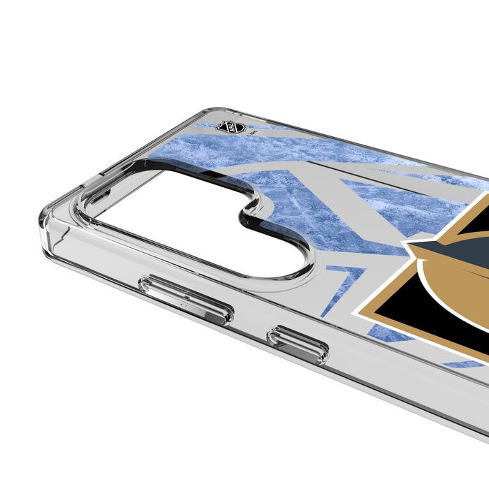 Vegas Golden Knights Ice Tilt Clear Phone Case for Samsung Galaxy - Vegas Team Store