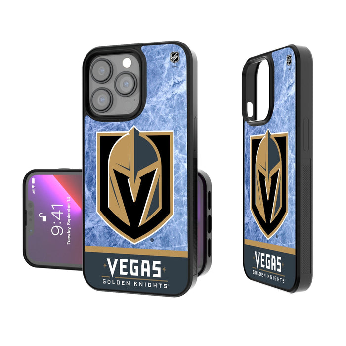 Vegas Golden Knights Ice Wordmark Bump Phone Case - Vegas Team Store