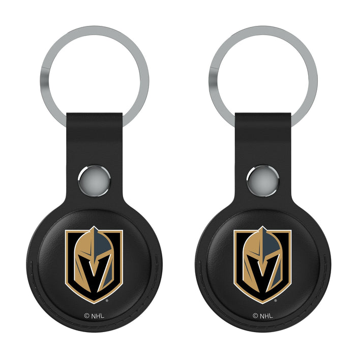 Vegas Golden Knights Insignia Black Airtag Holder 2-Pack - Vegas Team Store