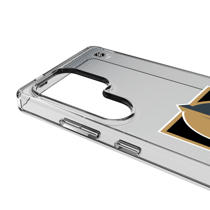 Vegas Golden Knights Linen Clear Phone Case for Samsung Galaxy - Vegas Team Store