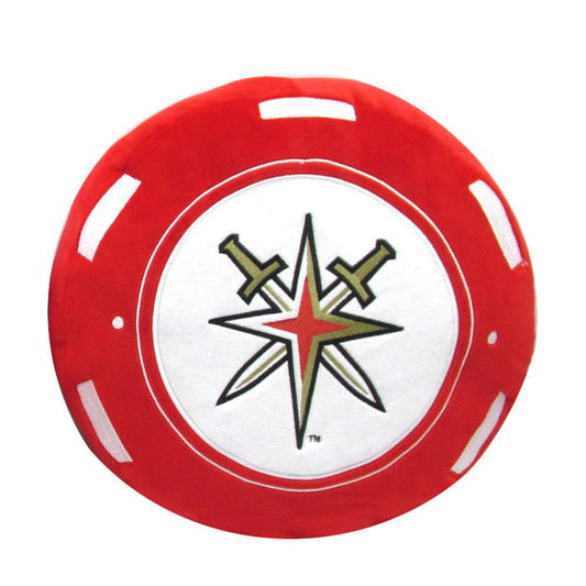 Vegas Golden Knights Poker Chip Pillow