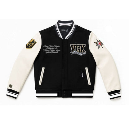 Vegas Golden Knights Women's Pennants Varsity Jacket - Vegas Team Store