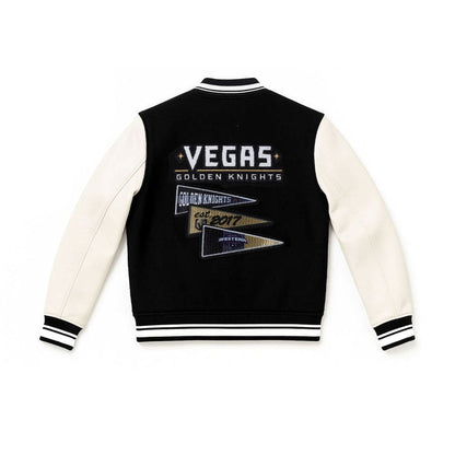 Vegas Golden Knights Women's Pennants Varsity Jacket - Vegas Team Store