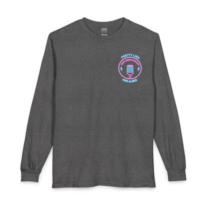 Vegas Neon Retro Long Sleeve Tee — "What Happens In Vegas" Crime Con 26'