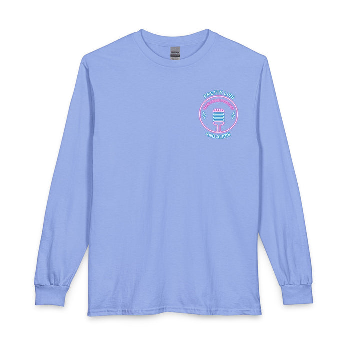 Vegas Neon Retro Long Sleeve Tee — "What Happens In Vegas" Crime Con 26'