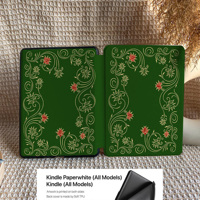 Verdant Elegance | Kindle Case