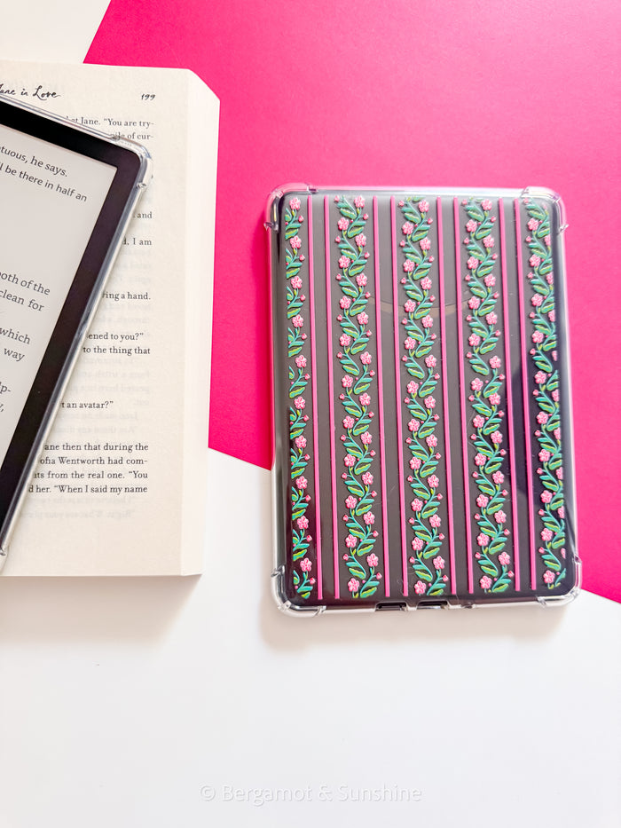 Vertical Bloom Kindle Paperwhite Case – Floral E-Reader Cover